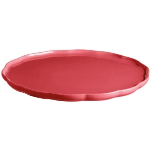 madeleine rose candy assiette de service 31cm - emile henry emile and co
