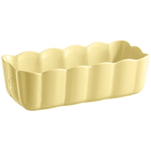 madeleine jaune vanille moule cake 28.5x13x9 - emile henry emile and co