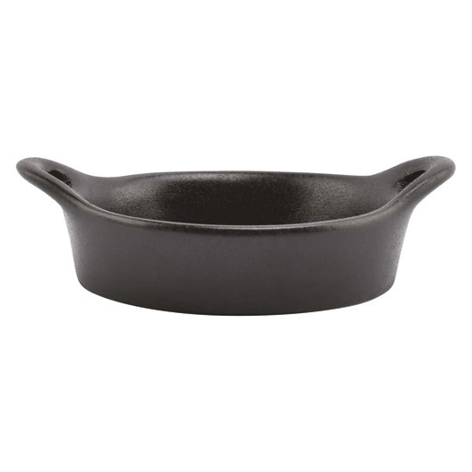 plat ã  four 14x11,5xh3cm noir ardo - fine dining living