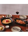 plat ã  four 14x11,5xh3cm noir ardo - fine dining living
