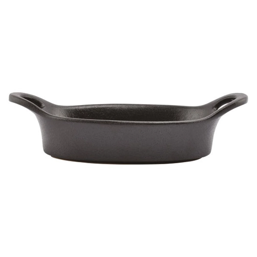 plat ã  four 26,5x14xh7cm noir ardo - fine dining living