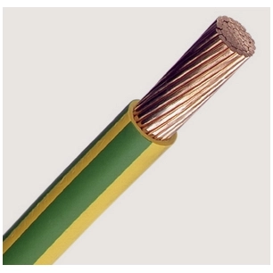 fil h07v-r 16 vert/jaune t