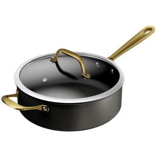 paul bocuse sauteuse alu 26cm+cv verre - gpe seb france tefal menage