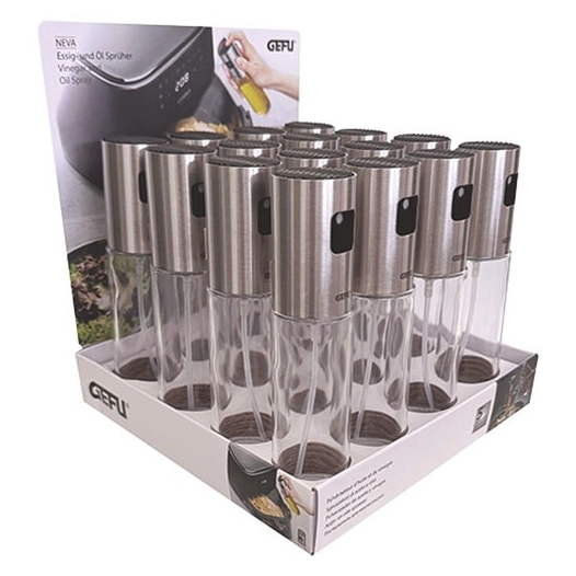 display de 12 pulverisateur neva verre huil/vinaigre - gefu