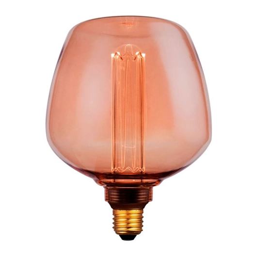 ampoule led st123 globe irrégulier décoratif e27 4 w 200 lm 1800 k lumière chaude ø123 x 163 mm