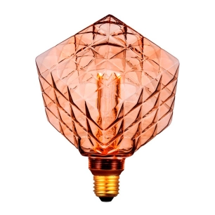 ampoule led s170 cube décoratif e27 4 w 200 lm 1800 k lumière chaude ø170 x 197 mm