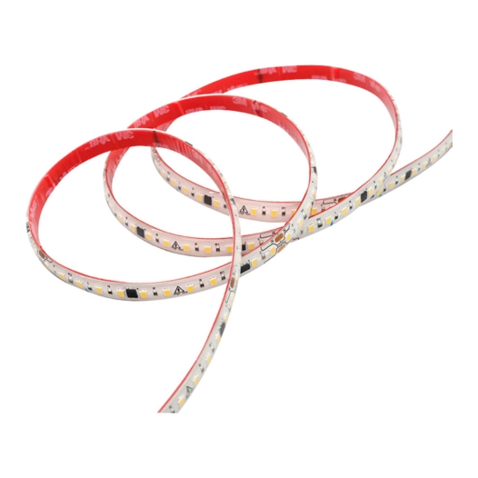 ruban led blanc 3000 k lumière chaude flexible professionnel 16 w/m 1600 lm/m 120 led/m, 230 v, ip65, rouleau 50 m x 10 x 2,5 mm