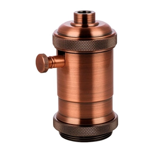 douille régulateur vintage e27 150 w 250 v~ cuivre 50 x 93 mm