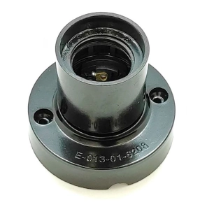 douille de lampe de surface e27 4a 250 v~ noire ø67 x 57 mm