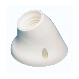 douille de lampe de surface douille courbe e27 blanc