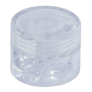 serre-câbles en plastique, rond, transparent, 5 unités
