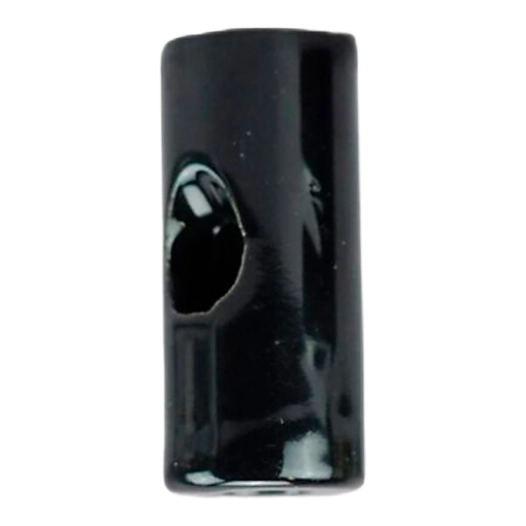 dérivés porcelaine cylindrique toit noir, 5 unités ø20 x 45 mm