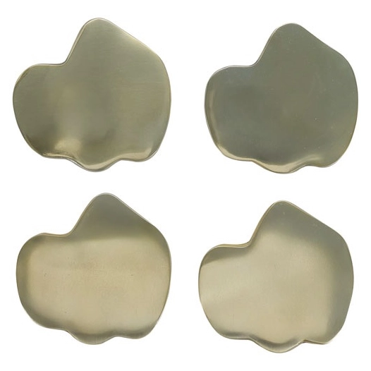 sous-verre organique or charm - set/4 - fine dining living