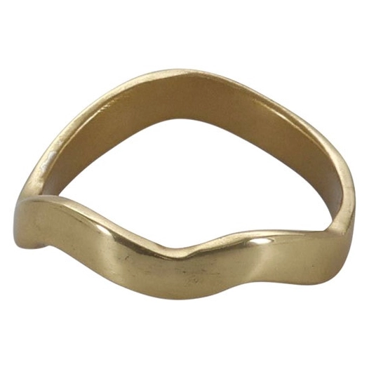 rond de serviette 4,5cm organique or charm - set/4 - fine dining living