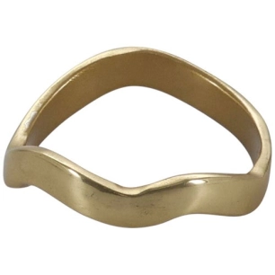 rond de serviette 4,5cm organique or charm - set/4 - fine dining living