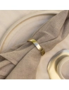 rond de serviette 4,5cm organique or charm - set/4 - fine dining living