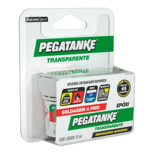 colle époxy bi-composant transparent, portugais, 32 ml