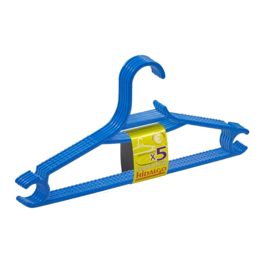 cintre économique bleu, 5 pièces