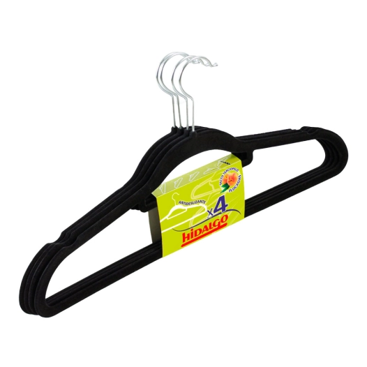 cintres floqués couleurs assorties, 4 unités