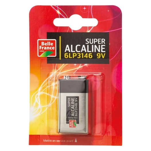 pile super alcaline 6lp3146 9v x 1 bf blister - diapar distribution alimentaire parisienne
