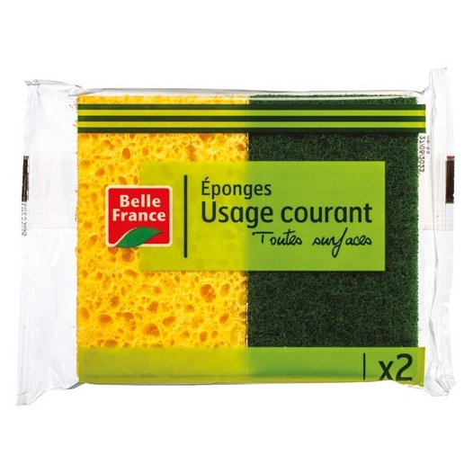 eponge grattante usage courant x 2 bf - diapar distribution alimentaire parisienne