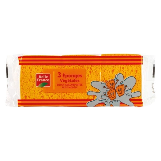 eponge vã©gã©tale petit modele x 3 bf - diapar distribution alimentaire parisienne