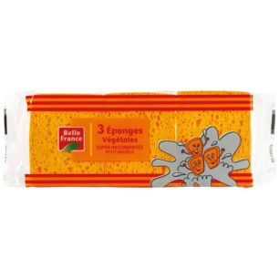 eponge vã©gã©tale petit modele x 3 bf - diapar distribution alimentaire parisienne