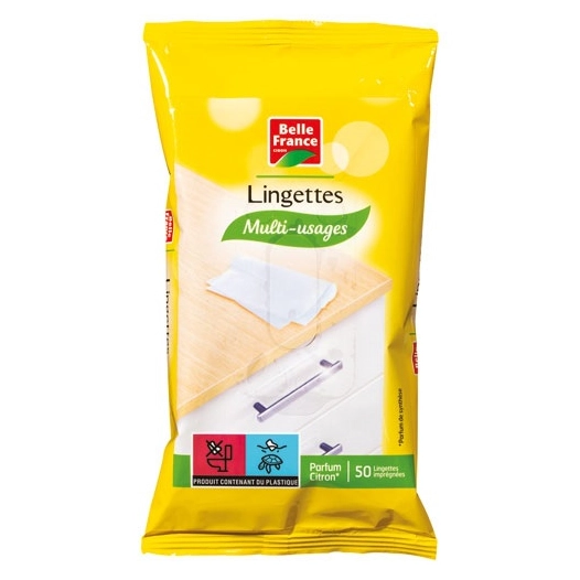lingette multi usages citron x 50 bf - diapar distribution alimentaire parisienne