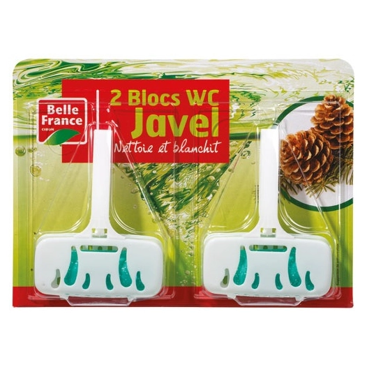bloc wc javel x 2 bf blister - diapar distribution alimentaire parisienne