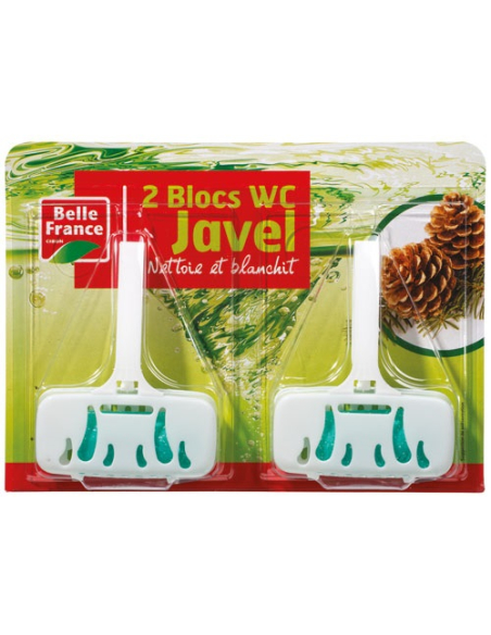 bloc wc javel x 2 bf blister - diapar distribution alimentaire parisienne