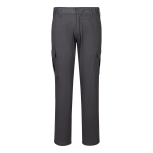 pantalon de travail slim stretch - taille 38 - gris métal - portwest