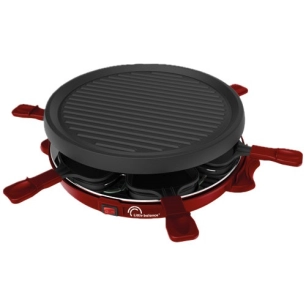 raclette grill 6p 800w piment - little balance