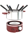 service fondue 650w 6p meuuuh piment inox - little balance