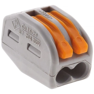 borne wago 2 entrã©es sã©rie 222 sachet de 10 - hbf