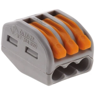 borne wago 3 entrã©es sã©rie 222 sachet de 10 - hbf