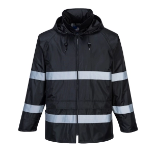 veste de pluie iona classic - taille xs - noir - portwest
