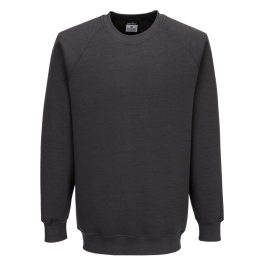 sweatshirt roma - taille l - gris métal - portwest