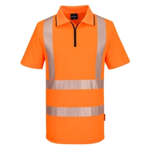 polo hv kx3 - taille m - orange - portwest