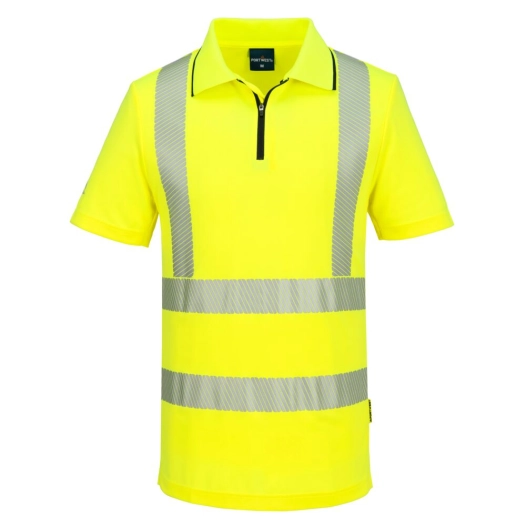 polo hv kx3 - taille xxxl - jaune - portwest