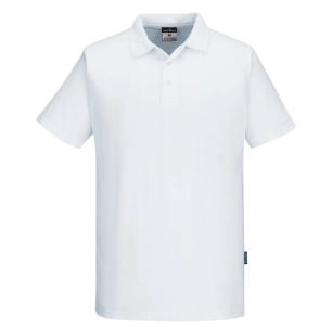 polo mesh manches courtes - taille xxl - blanc - portwest