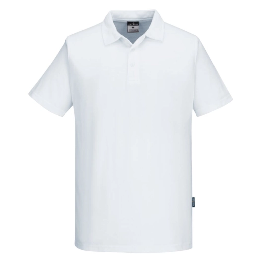 polo mesh manches courtes - taille xxxl - blanc - portwest