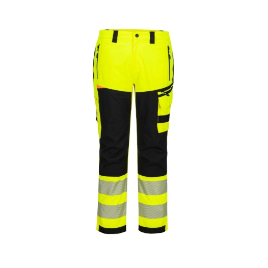 pantalon de pluie dx4 hv - taille 42 - jaune/noir - portwest