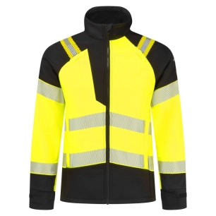 softshell multirisques hv pw3 - taille xxxl - jaune/noir - portwest