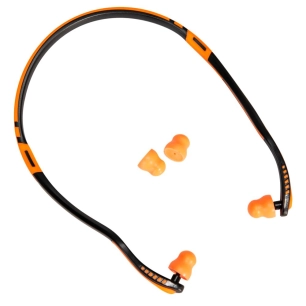 bouchons d’oreilles avec arceau easy fit en mousse pu (2 paires) - orange - portwest