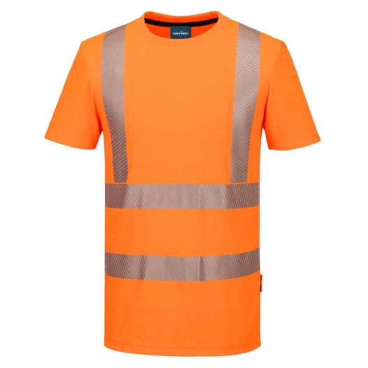 tee-shirt sport hv kx3 - taille 5xl - orange - portwest