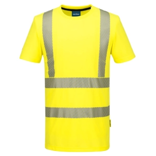 tee-shirt sport hv kx3 - taille xxl - jaune - portwest