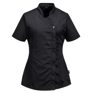 tunique médicale stretch femme - taille s - noir - portwest