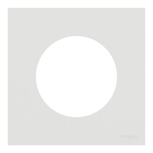 odace plaque 2 postes blanc