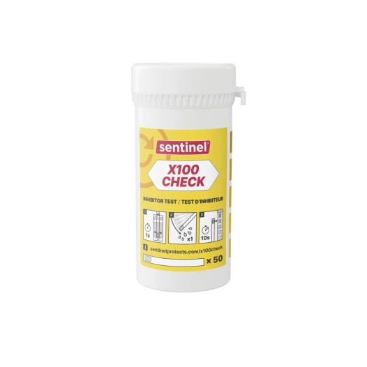 bande test d'inhibiteur x100
