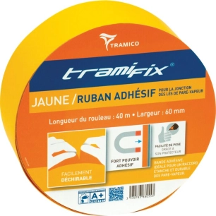 tramifix jaune 60mm bobine 40m